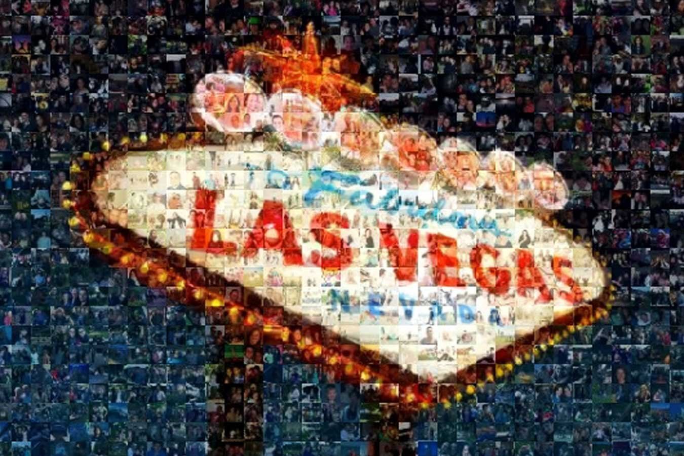 las vegas photo mosaic